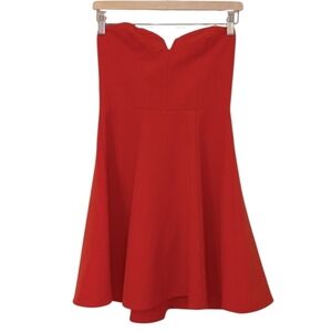 H&M Coral Sweetheart neckline | Skater Dress